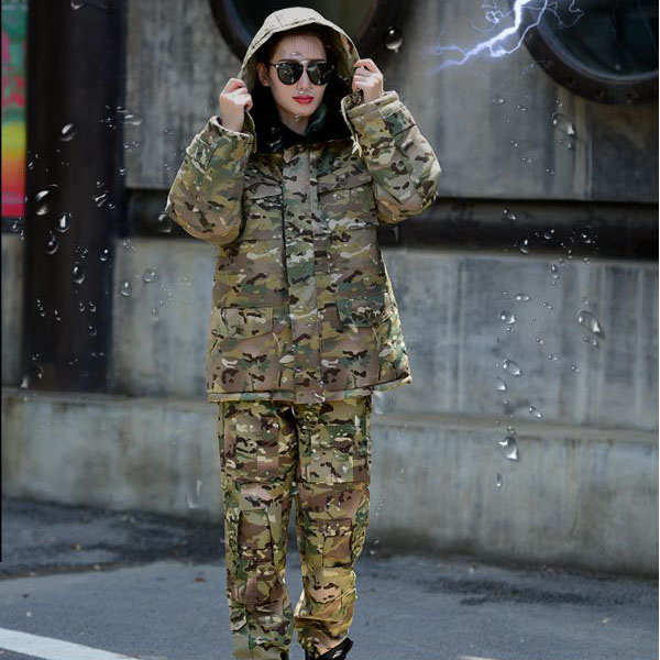 Cold Proof Camouflage Cotton Coat